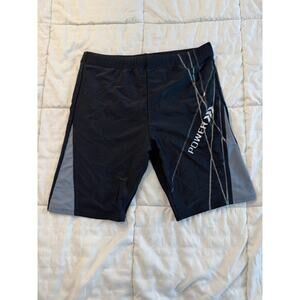 iSpeed Men's Quick Dry Speed Swimwear Black Swimsuit Bathing Suit Shorts